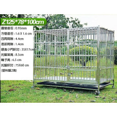 Stainless steel  Foldable Dog Cage 不銹可折疊鋼狗籠125cm